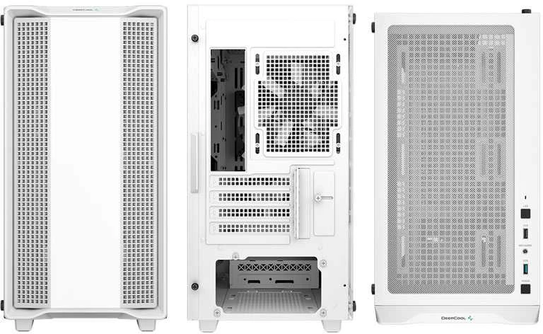 „Deepcool“ | ARGB „Micro-ATX“ korpusas | CC360 | Baltas | Mini-ITX / Micro-ATX | ATX PS2 (didžiausias ilgis: 160 mm)