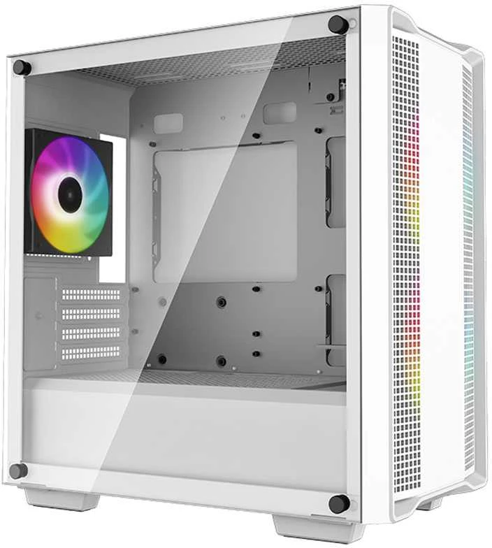„Deepcool“ | ARGB „Micro-ATX“ korpusas | CC360 | Baltas | Mini-ITX / Micro-ATX | ATX PS2 (didžiausias ilgis: 160 mm)