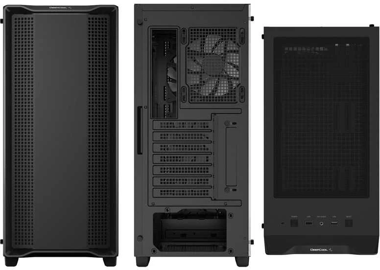 „Deepcool“ | CC560 ARGB V2 | Juodas | Vidutinio dydžio bokštas | ATX PS2