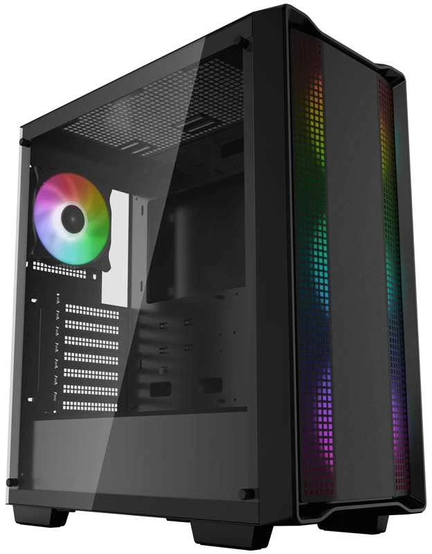 „Deepcool“ | CC560 ARGB V2 | Juodas | Vidutinio dydžio bokštas | ATX PS2