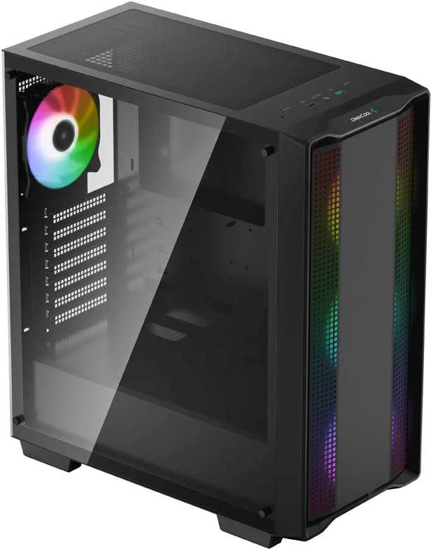„Deepcool“ | CC560 ARGB V2 | Juodas | Vidutinio dydžio bokštas | ATX PS2