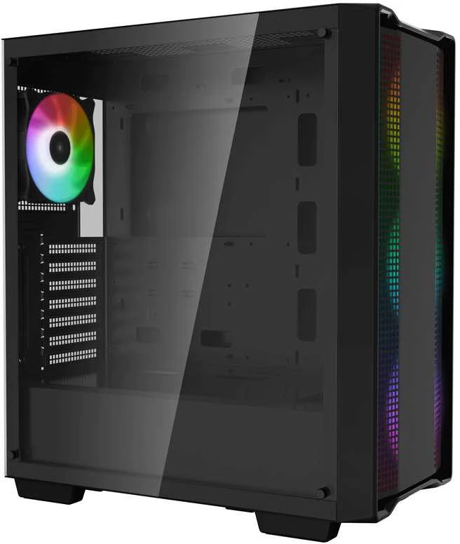 „Deepcool“ | CC560 ARGB V2 | Juodas | Vidutinio dydžio bokštas | ATX PS2