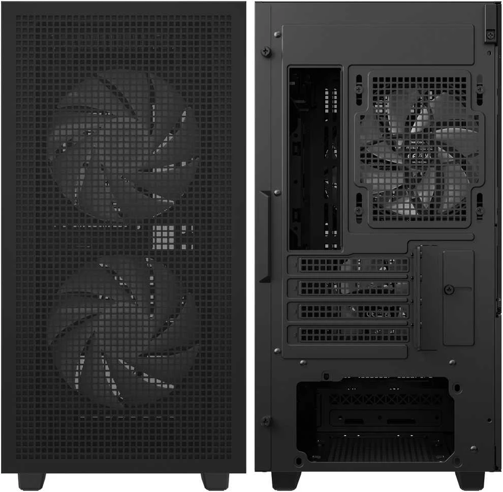 Deepcool CH360 Digital | Juodas | Mid Tower | ATX PS2