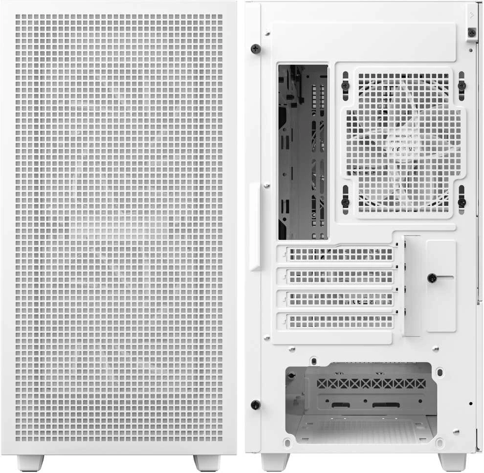 DEEPCOOL CASE MINITOWER MATX W/O PSU/CH360 WH