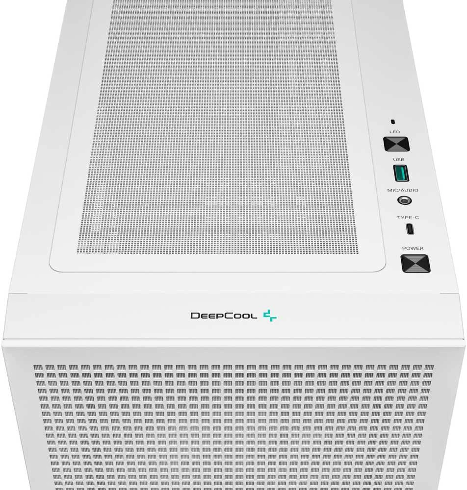 DEEPCOOL CASE MINITOWER MATX W/O PSU/CH360 WH