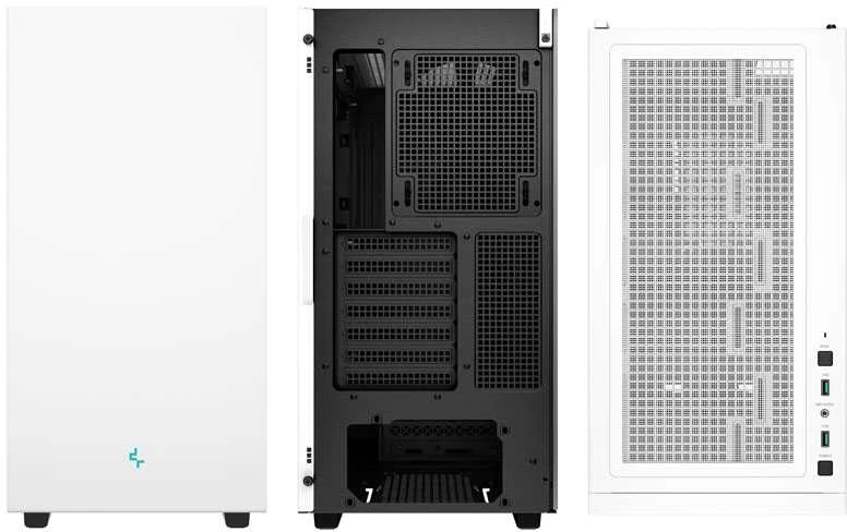 „Deepcool“ | VIDURINIS BOKŠTAS | CH510 | Šoninis langas | Baltas | Vidutinio dydžio bokštas | ATX PS2