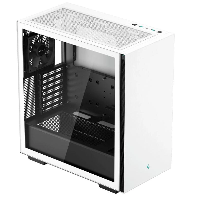 „Deepcool“ | VIDURINIS BOKŠTAS | CH510 | Šoninis langas | Baltas | Vidutinio dydžio bokštas | ATX PS2