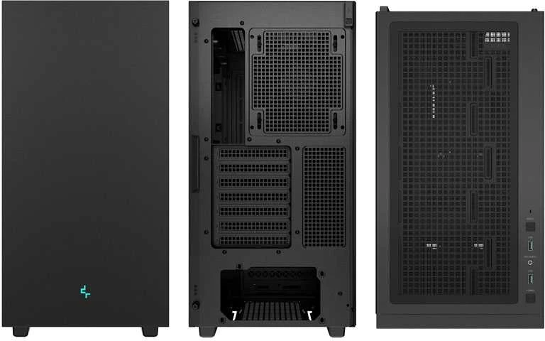 „Deepcool“ | VIDUTINIO BOKŠTO KORPUSAS | CH510 | Šoninis langas | Juodas | Vidutinio bokšto tipo | ATX PS2