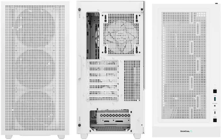 Korpusas Deepcool CH560 Digital MID TOWER CASE, Baltas