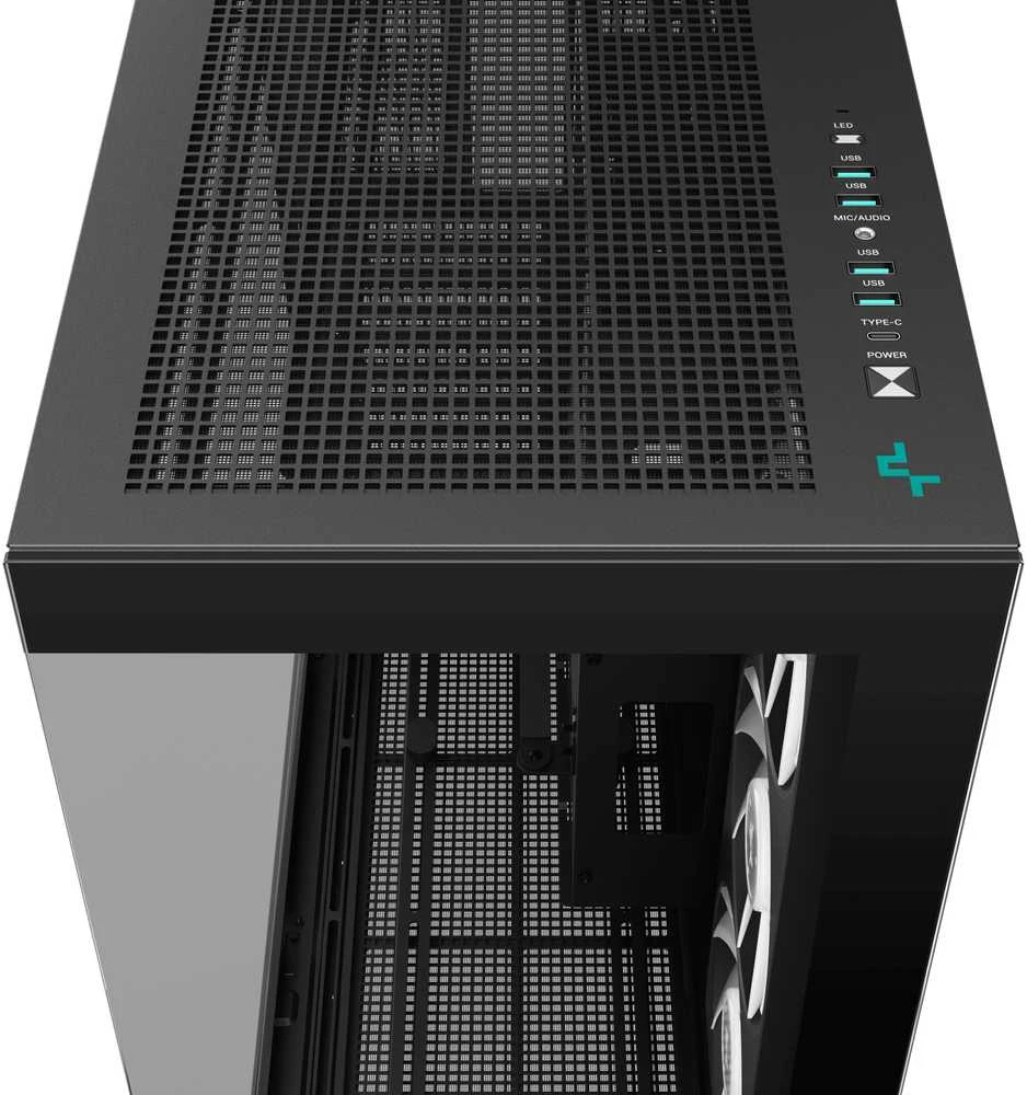 „Deepcool“ | Pilno dydžio bokšto dydžio žaidimų korpusas | CH780 | Šoninis langas | Juodas | ATX+ | ATX PS2