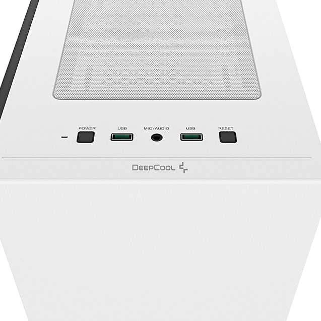 Kompiuterio korpusas Deepcool MACUBE 110 WH, Baltos spalvos (R-MACUBE110-WHNGM1N-G-1)