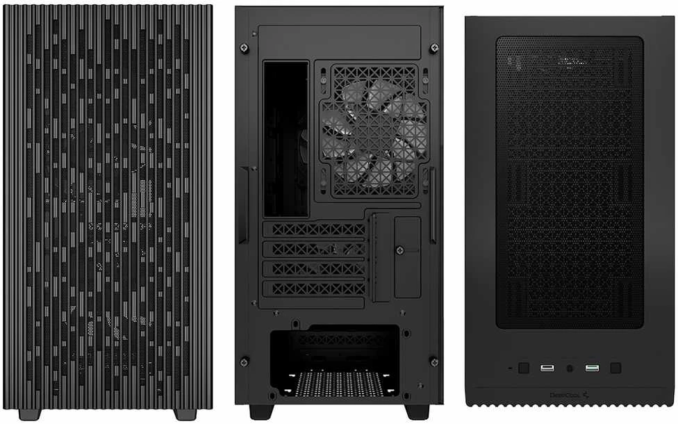 „Deepcool“ | MATREXX 40 3FS | Juodas | „Micro ATX“ | ATX PS2_Ilgis mažesnis nei 170 mm