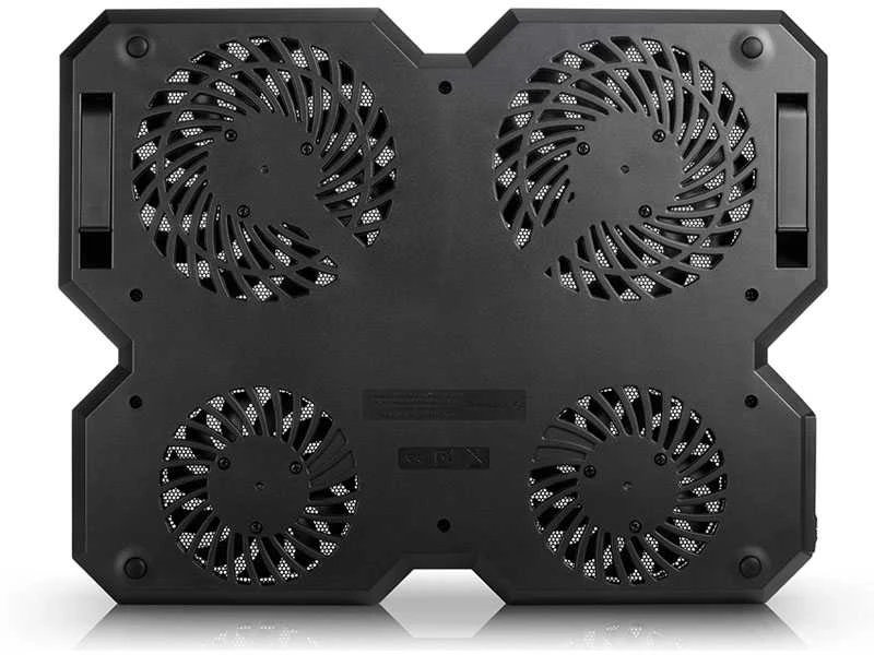 „Deepcool“ | Daugiabranduolis x6 | Nešiojamojo kompiuterio aušintuvas iki 15,6 colio | 380 x 295 x 24 mm | 900 g | Juodas