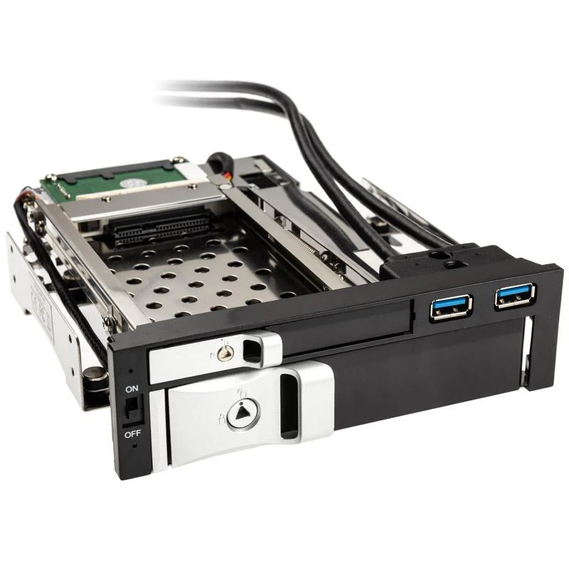 Delock HDD stalčius su USB jungtimis priekyje