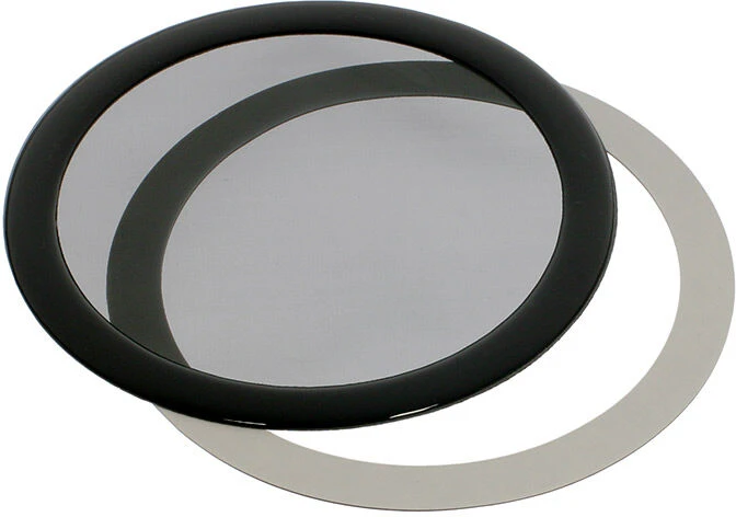 DEMCiflex dulkių filtras 120mm, apvalus - juodas/juodas
