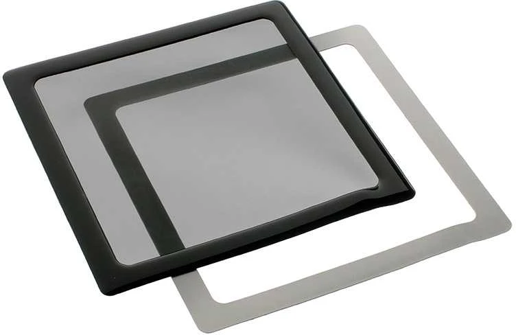 DEMCiflex Dust Filter 140mm, square – juodas/juodas