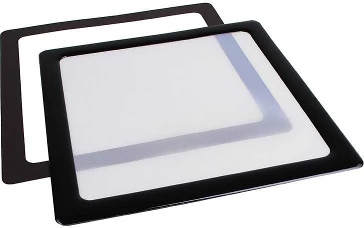 DEMCiflex Staubfilter 200mm, quadratisch – juodas/baltas