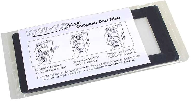 DEMCiflex dust filter 2x40mm, quadro – juodos it baltos spalvos
