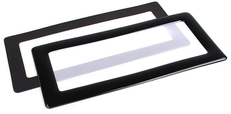 DEMCiflex dust filter 2x40mm, quadro – juodos it baltos spalvos