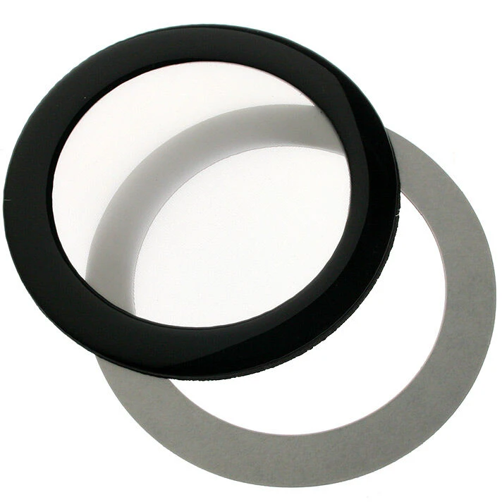 DEMCiflex dust filter 80mm, round – juodos it baltos spalvos