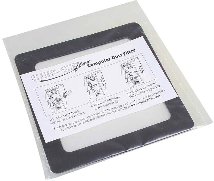 DEMCiflex dust filter 80mm, quadro – juodos it baltos spalvos