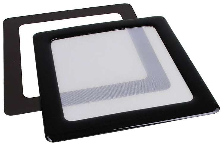 DEMCiflex dust filter 80mm, quadro – juodos it baltos spalvos