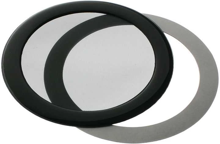 DEMCiflex dulkių filtras 92 mm, apvalus – juodos spalvos