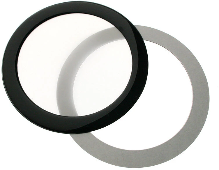 DEMCiflex dust filter 92mm, round – juodos it baltos spalvos