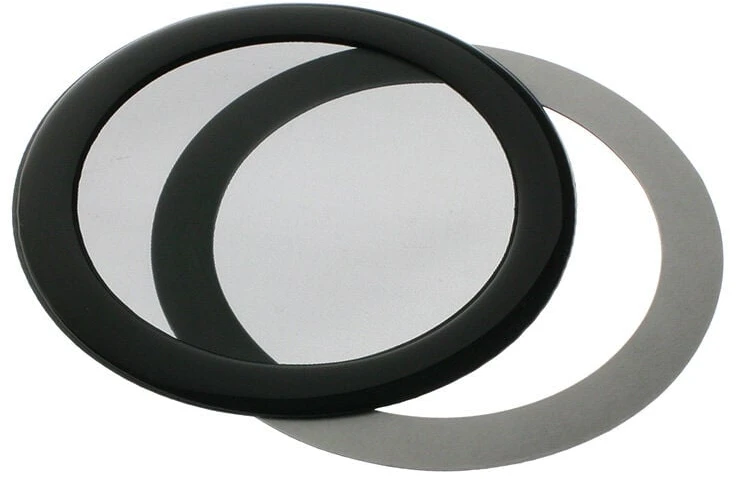 DEMCiflex dulkių filtras 92 mm, apvalus – juodos spalvos