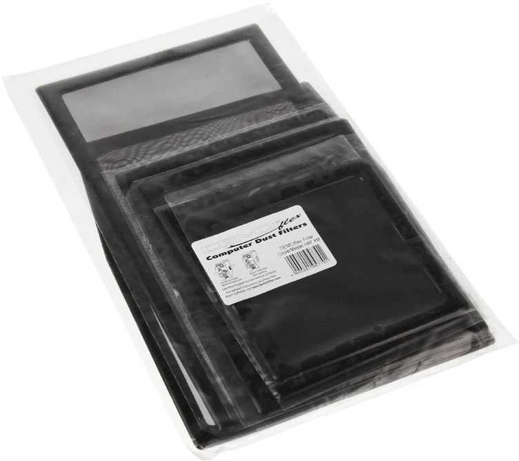 Demciflex dust filter set for Cooler Master HAF XM – juodos spalvos