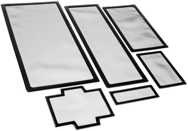 Demciflex dust filter set for Fractal Design R5 – juodos spalvos