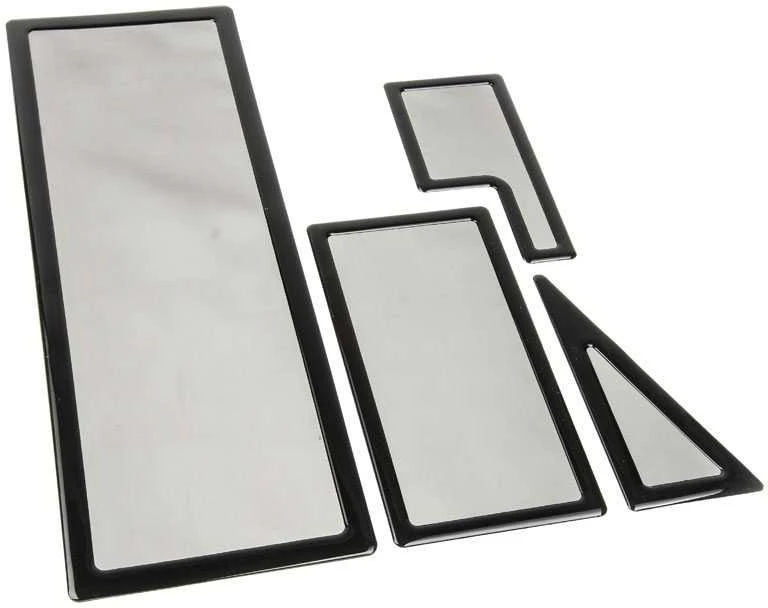 Demciflex dulkių filtrų rinkinys NZXT Switch 810 - juodas/juodas