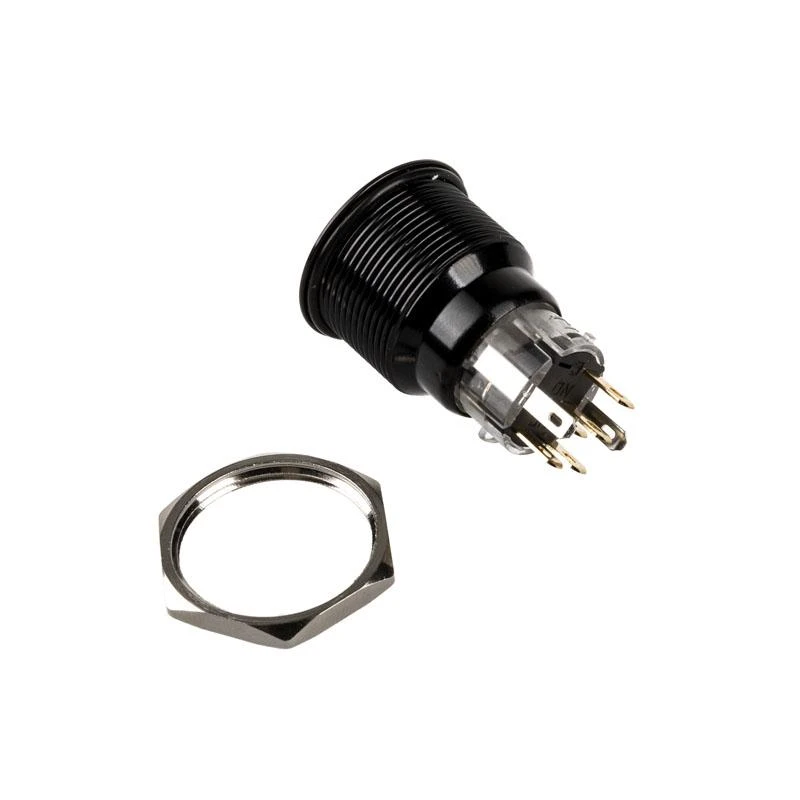 DimasTech Vandalism Button 22mm, Blackline Dot – RGB