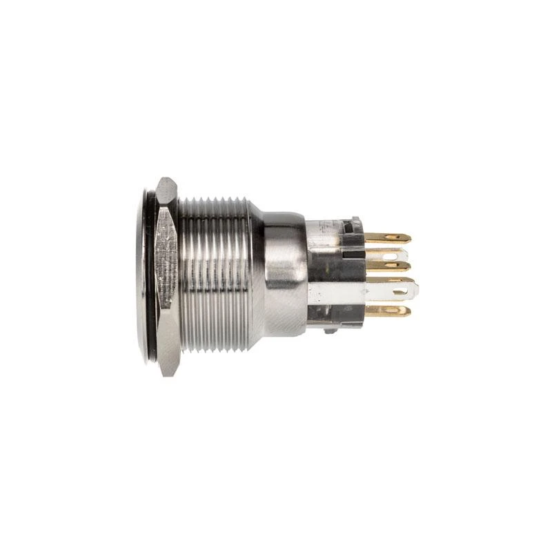 DimasTech Vandalism Button 22mm, Silverline Dot – RGB