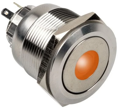 DimasTech Vandalism Button 25mm, Silverline Dot – RGB