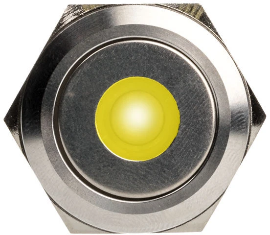 DimasTech Vandalism Button 25mm, Silverline Dot – RGB