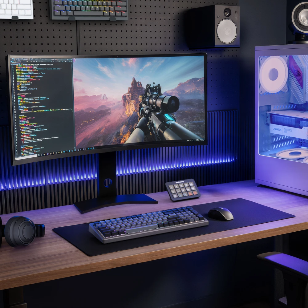 Ducky Cushion 98 Klaviatūra žaidimams, 96%, US išdėstymas (ANSI), Shush Žalias Switches - Nickel