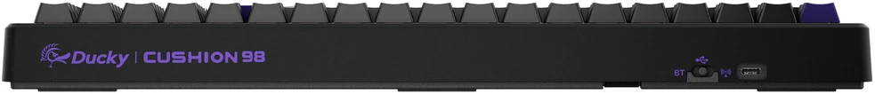 Ducky Cushion 98 Klaviatūra žaidimams, 96%, US išdėstymas (ANSI), Shush Žalias Switches - Matte Juodas