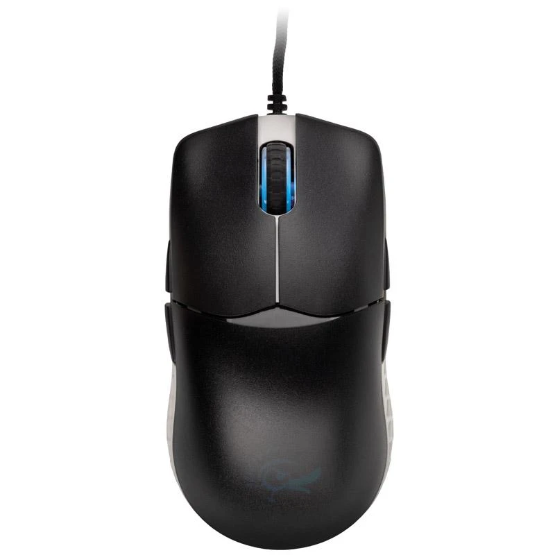 Ducky Feather Black & White pelė žaidimams su Huano Switch
