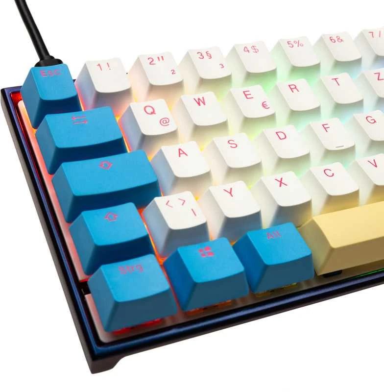 Klaviatūra Mėlynas „Ducky Mecha SF Limited Dawn“ leidimas, RGB LED – MX mėlyna