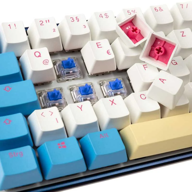 Klaviatūra Mėlynas „Ducky Mecha SF Limited Dawn“ leidimas, RGB LED – MX mėlyna