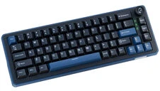 Ducky OK-M 65 Klaviatūra žaidimams, 65%, Hot-Swappable, RGB, ANSI – KTT Baby Mėlyna Switches