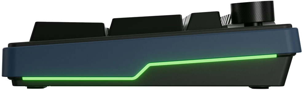 Ducky OK-M 98 žaidimų klaviatūra, 98 %, Hot-Swappable, RGB, ANSI – KTT Wine raudoni jungikliai