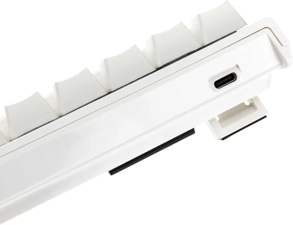 Klaviatūra Ducky One 2 Pro Mini Baltas Edition Klaviatūra žaidimams RGB LED - Cherry Raudona