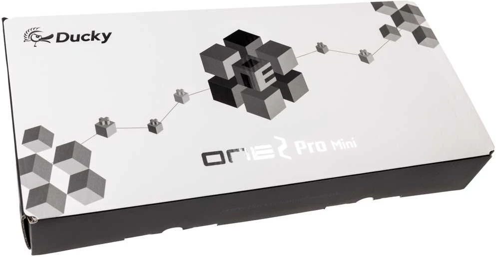 Klaviatūra Ducky One 2 Pro Mini Cherry Silent Raudona (DKON2061ST-SDEPDAZT2)