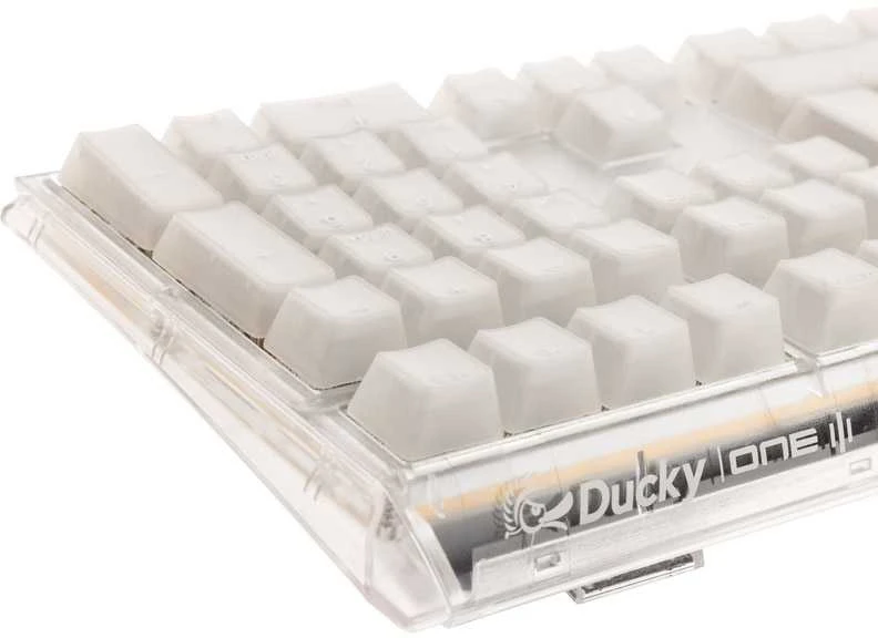 Ducky One 3 Aura Baltas Klaviatūra žaidimams, RGB LED - MX-Brown