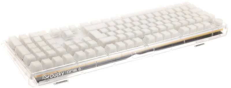 Ducky One 3 Aura Baltas Klaviatūra žaidimams, RGB LED - MX-Brown