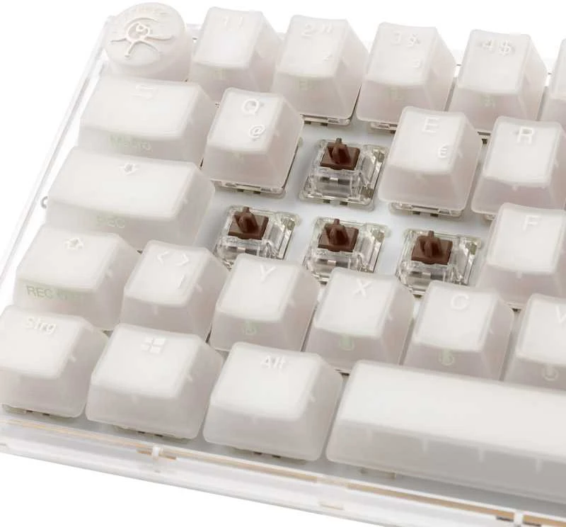 Klaviatūra Ducky One 3 Aura Baltas Mini MX-Brown (DKON2161ST-BDEPDAWWWWC1)