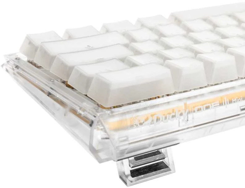 Klaviatūra Ducky one 3 Aura balta mini raudona (US)