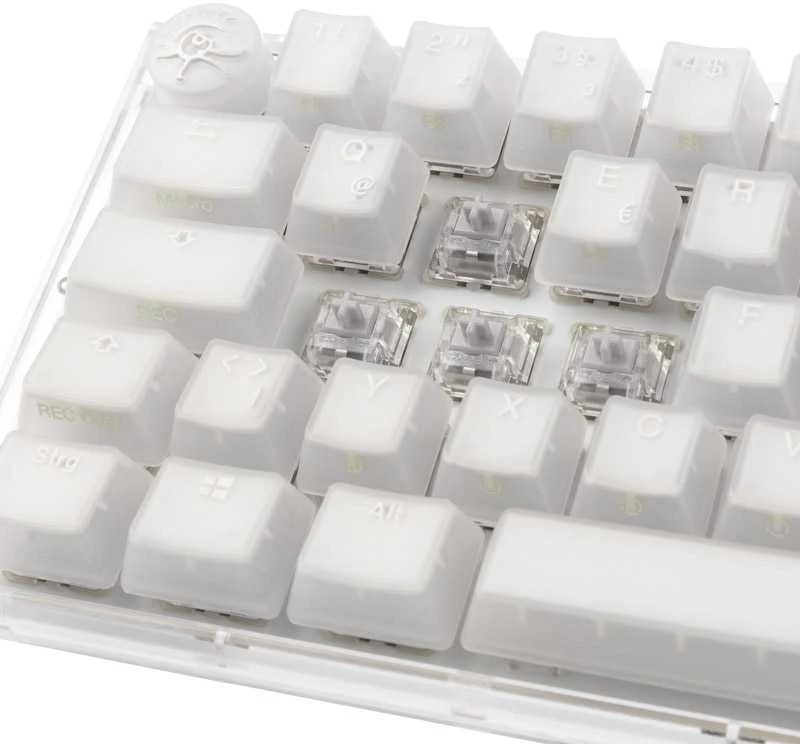 Klaviatūra Ducky One 3 Aura Baltas Mini MX-Sidabrinis (DKON2161ST-PDEPDAWWWWC1)